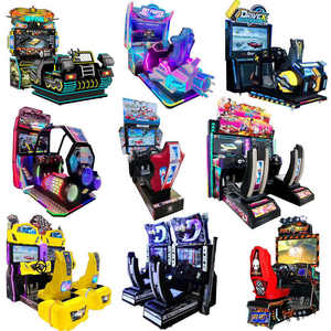 Vibration Feedback Racing <b>Game</b> Dual Seat Arcade <b>Machine</b> 2 Player Driving Simulator Coin Operated Video <b>Game</b> <b>Machine</b> - Product Image 4
