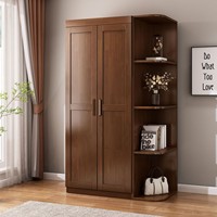 Armoire amovible en bois massif Dongma Nordic, style moderne et simple, multi-portes battantes, organisateur de vêtements pour chambre à coucher, mobilier de maison, fabrication chinoise