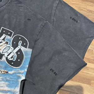 T-shirt Oversize da <span class=keywords><strong>Uomo</strong></span> in Cotone Puro di Alta Qualità, Stile Streetwear, Vendita all'Ingrosso Globale - Product Image 4