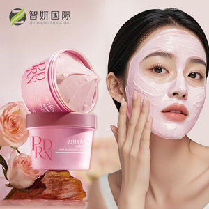 Masker Wajah tanah liat mawar merah muda Salmon PDRN organik Logo kustom Label pribadi untuk hidrasi Kulit Sensitif & ukuran sampel cahaya - Product Image 4