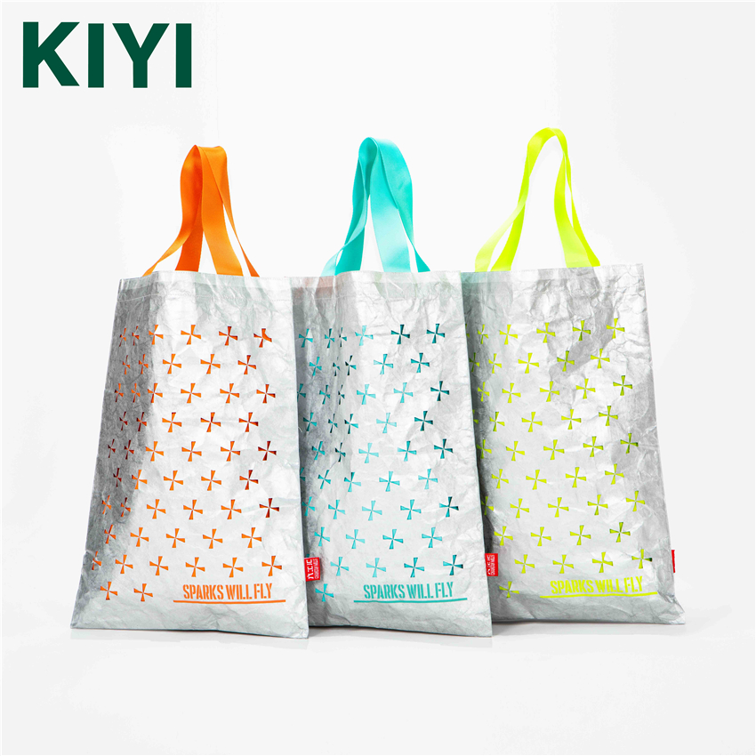 Модные индивидуальные водонепроницаемые эко-сумки Dupont Tyvek для покупок