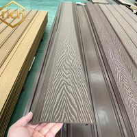 Panneaux muraux extérieurs en PVC WPC pour revêtement extérieur, co-extrusion, décoration extérieure, vente en gros d'usine