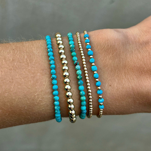 Bracelets en spinelle noire multicouches, bracelets en acier inoxydable perlés de 2 mm pour femmes et hommes, bijoux faits à la main, <span class=keywords><strong>bracelet</strong></span> extensible - Product Image 4