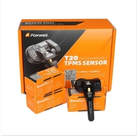 Capteur de pression des pneus programmable universel T20 FOXWELL 315 & 433 MHz, système de surveillance de la pression des pneus TPMS, identique au capteur Autel MX One