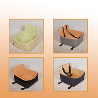 SUREWALHOME Vente en gros de sièges d'appoint pour chiens avec coussin épais Lit pour animaux de compagnie personnalisé en usine pour siège arrière avant de voiture