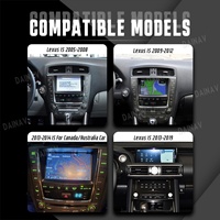 Lexus IS 2005-2014 için Linux Box Kablosuz Apple CarPlay Android Auto Stereo Yükseltme Oem Ekran Araç Multimedya Oynatıcısı AirPlay
