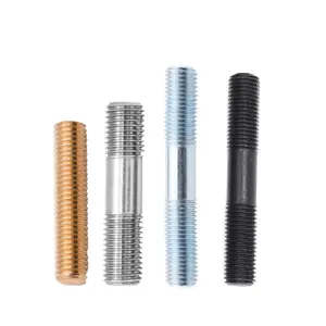 Product Manufacturer Carbon Steel,M10x200mm SS304 Metal Dowel Screw Double Head Hanger Bolt For Solar Mounting/