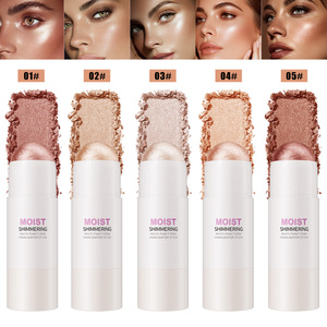 Barra Iluminadora en Crema Pastel con Brillo Rosa Personalizada, Iluminador en Polvo con Brillo, <span class=keywords><strong>Bronceador</strong></span>, Barra Iluminadora Corporal - Product Image 5