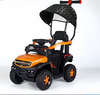 Voitures à pédales populaires avec poignée de poussée et barre de protection pour enfants, jouets pour enfants, voiture à 4 roues