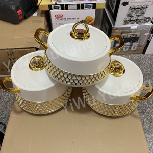 RTS Luxury Stainless Steel Food Warmer Food Container <strong>Set</strong> Hot <strong>Pot</strong> <strong>Set</strong> for Party Wedding - Product Image 5