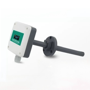 LINO Kanal-Luftgeschwindigkeits- und Durchflusssensor Messgerät IP65-Schutz -20°C bis 70°C Betrieb 0,2+2%FS Genauigkeit <span class=keywords><strong>4</strong></span>-20mA/RS485 Ausgang 10-30VDC - Product Image 1