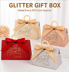 Custom Champagne Gold Textured Paper Gift <b>Box</b> with Wooden <b>Ring</b> Handle Satin Ribbon Bow Packaging for Luxury Jewelry Wholesale - Product Image 5