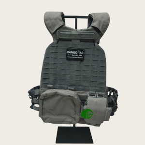 <span class=keywords><strong>Gilet</strong></span> tactique personnalisé OEM avec logo, porte-plaques <span class=keywords><strong>d</strong></span>écoupé au laser, système MOLLE à <span class=keywords><strong>d</strong></span>égagement rapide, en nylon 1000D, pour entraînement extérieur et trekking en jungle - Product Image 3