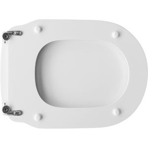 Catalano Vaso Argenta - Tapa de inodoro de liberación rápida con diseño cuadrado moderno y bidés electrónicos, material de PP y urea para baño - Product Image 2