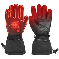 Gants de ski d'hiver coupe-vent et résistants à l'eau pour sports d'extérieur Gants de snowboard chauffants à batterie