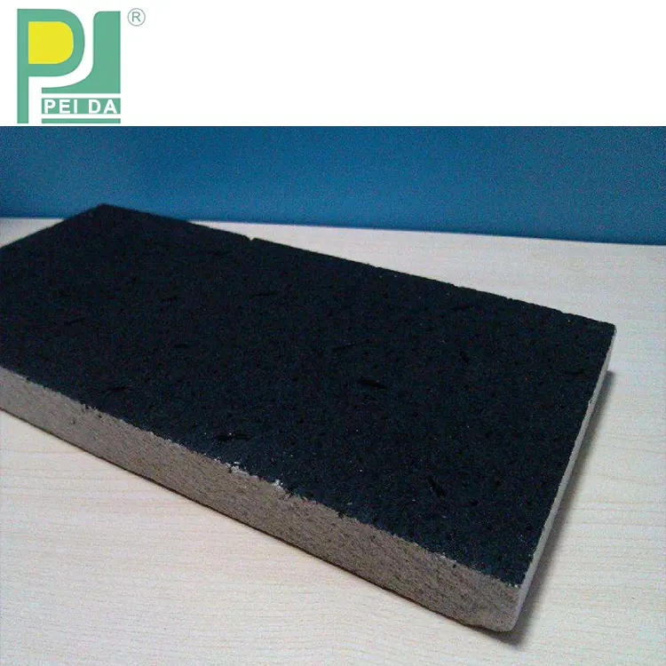 600 × 1200 Black Acoustic Ceiling Tiles Mineral Fiber Plate