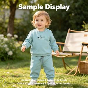Ensemble sweat-shirt et pantalon en molleton imprimé animal pour bébé garçon, tenue pour nourrisson et tout-petit, ensemble de vêtements pour bébé - Product Image 2