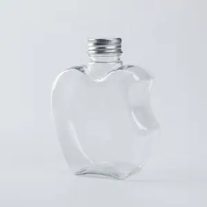 Mùa hè nóng bán nhựa rõ ràng pet chai nước táo uống chai với nhôm bạc Mũ 250ml - Product Image 5