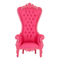 Chaises de trône royales en bois de teck massif fabriquées à la main, pour usage commercial, hôtelier, salle à manger, design européen moderne, durables, entrée de villa