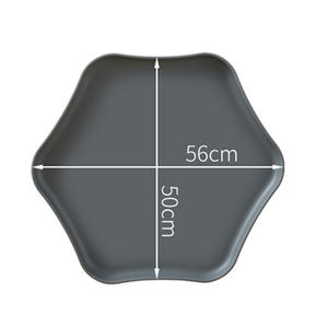 Polígono elegante y sencillo estilo nórdico sala de estar dormitorio multifuncional estable y duradero mesa de plástico grueso - Product Image 5