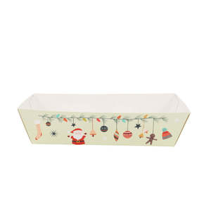 Barquette en papier jetable de qualité alimentaire avec logo personnalisé pour frites, pâtisseries et snacks rapides - Product Image 4