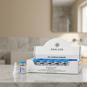 HEALLEN Hy+ Cicabean Ampoule, Cosmético Coreano, Reafirmante, Calmante y Suavizante para Arrugas, 5 ml, Líquido Facial - Product Image 2