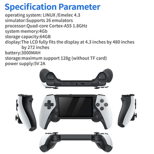 Popular Design M25 Handheld <b>Game</b> <b>Console</b> 4.3" IPS Screen <b>Portable</b> Video <b>Game</b> Player 64GB 3D Classic <b>Games</b> - Product Image 5