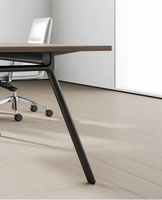 Table de bureau modulaire de coworking en espace ouvert moderne, poste de travail, mobilier de bureau, 4, 6, 8 places, personnel, poste de travail de bureau