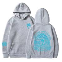 Pull à capuche imprimé pour femme, taille européenne, nouvelle collection printemps 2025, manches tombantes, motif de poursuite du soleil