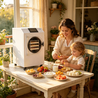 Máquina de Secado por Congelación Doméstica de Alta Calidad, 4kg 6kg, para Procesamiento de Alimentos, Liofilizador Automático al Vacío en Venta