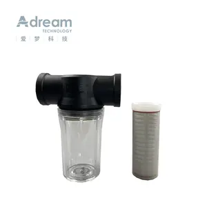 80,250 Mesh Screen 1/2",3/4"1" Garden Pond Inline Mesh Strainer Filter Housing Pipeline Water Filter