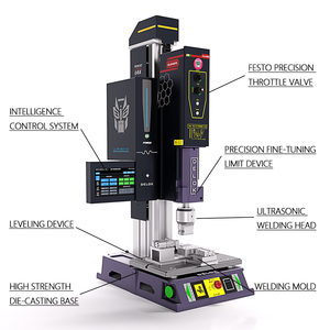 220V siêu âm nhựa nóng chảy máy mới Giày duy nhất Báo Chí thợ hàn cho xây dựng nhà sử dụng hàn điểm Chế tạo 20kHz - Product Image 2