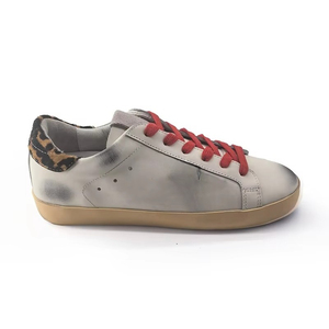 Baskets unisexes classiques rétro Super Star vert et rose en cuir véritable, respirantes, souples, design sport printanier, Ballstar, pour la marche - Product Image 6