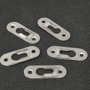 Crochet de suspension dissimulé en acier au carbone poli pour cadre photo, miroir, décoration murale, peinture, montage dissimulé - Product Image 2