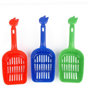 China Eco-Friendly Durable Washable Simple Long Handle PP Plastic Pet Poop <b>Litter</b> Scoop for <b>Cats</b> Dogs Small Animals Custom Color - Product Image 3