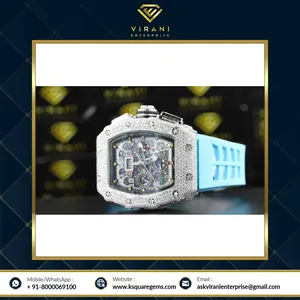 Vv สแตนเลสพร้อมนาฬิกาเพชรสไตล์ฮิปฮอปที่ผ่านการรับรอง Gra สําหรับผู้ส่งออกและผู้จัดจําหน่ายทั่วโลก - Product Image 2