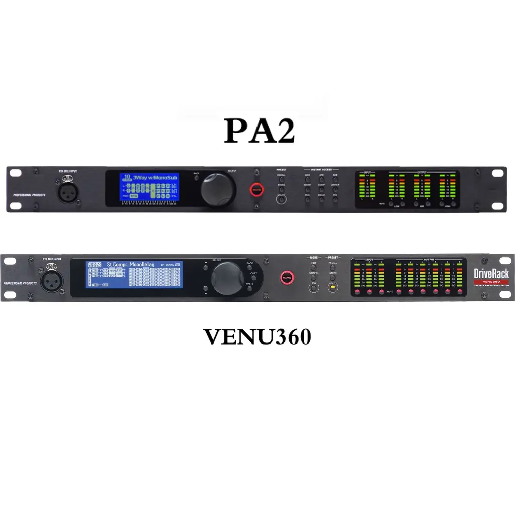 Trình điều khiển pa2in6out 2-in-6 DSP đầu ra kỹ thuật số Bộ xử lý âm thanh đầy đủ hệ thống quản lý Loa giai đoạn thiết bị âm thanh