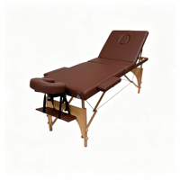 Nouveau modèle de lit de massage professionnel de luxe personnalisé en cuir PU moderne et confortable - Portable et pliable pour salle de sport et salle de bain