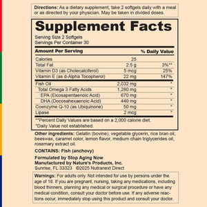 Complément alimentaire de haute qualité en gélules pour la santé des articulations, à base d'huile de poisson, d'oméga 3, d'EPA et de DHA, marque privée. - Product Image 4