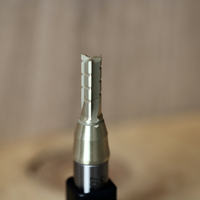 Fraise à déchiqueter en carbure monobloc pour le travail du bois, fraise CNC avec cannelures anti-éclats
