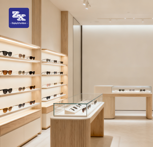 Mueble Óptico, Vitrina para Exhibición de Gafas de Sol, Vitrina Óptica de Vidrio, Exhibidor de Gafas - Product Image 2