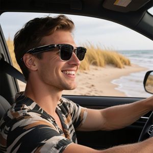 MZT F20 Nouvelles lunettes intelligentes de traduction AI Bluetooth 100 langues Traduction en <span class=keywords><strong>temps</strong></span> réel <span class=keywords><strong>Écoute</strong></span>r de la musique Appeler Lunettes intelligentes - Product Image 3