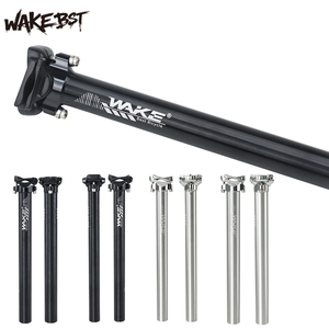 หลักอานจักรยาน WAKE แบบ Double Nails and Double Rails ทำจากอะลูมิเนียมน้ำหนักเบา พื้นผิวแบบ Sandblasted ปรับมุมได้ - Product Image 1