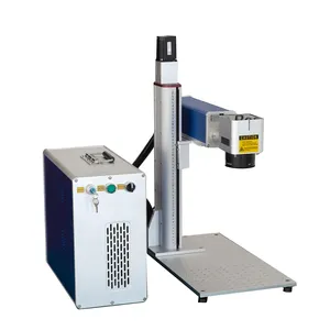 Mesin penanda serat laser logam 20w 30w JPT Mopa M7 mesin penanda laser untuk kartu plastik kartu bisnis
