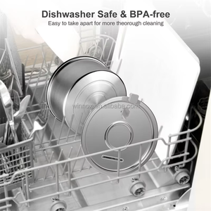 Sản phẩm vật nuôi <span class=keywords><strong>dropshipping</strong></span> 3.2L thép không gỉ Pet nước Bát hai cách dòng chảy mèo đài phun nước lớn lên con chó bát với bơm lọc - Product Image 5