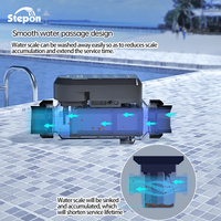 Générateur de chlore au sel intelligent Stepon pour piscine, traitement de l'eau salée, cellule de filtration au sel