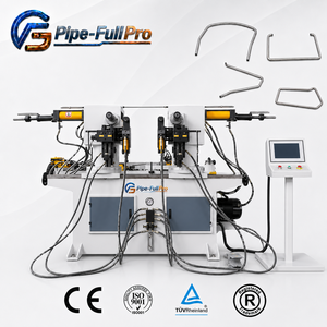 SW-50NC Dual Head Hydraulic Pipe Bender for Thick Wall Seamless Tube Automatic <b>Bending</b> <b>Machine</b> for Scaffolding U-Heads - Product Image 1