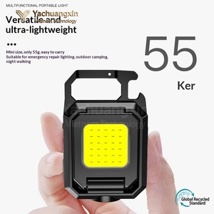 Mini lampe LED USB d'extérieur COB pour clé de poche, idéale pour la réparation automobile, les urgences domestiques, le camping nocturne, avec corps en ABS pour l'aménagement paysager - Product Image 3