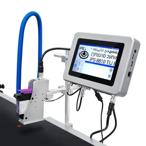 25,4mm una pulgada de alta resolución en línea codificador de cartón fecha lote logo impresora TIJ caja de inyección de tinta codificación impresora 7 "pantalla táctil