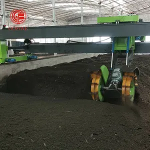 Stainless Steel Compost Turner Making Machine Organic Fertilizer Production Line